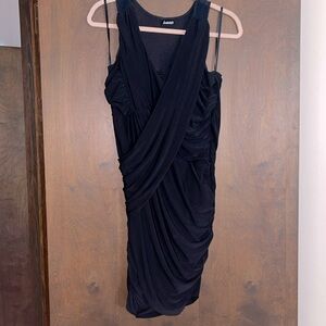 NWOT Frederick’s of Hollywood Black Ruched Dress
